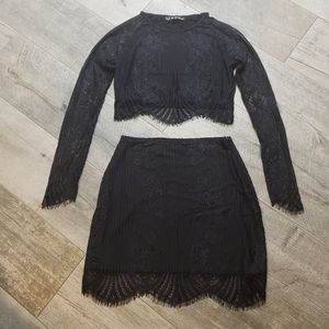 For Love & Lemons Matching Skirt Set